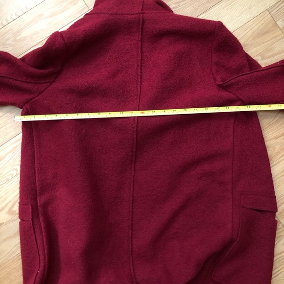 Like New, ZARA Trafaluc Ladies Red Coat, Women’s size M - Picture 9 of 10